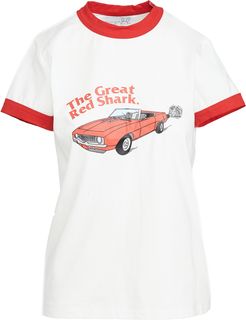 The Great Red Shark Ringer T-Shirt