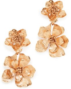 Classic Flower Drop Earrings