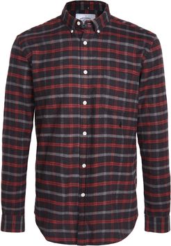 Plaid Flannel Button Down Shirt