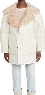 Floral Jacket with Sherpa