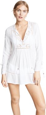 Eyelet Tunic Dress