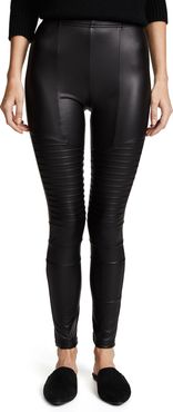 Fleece Lined Liquid Moto Leggings