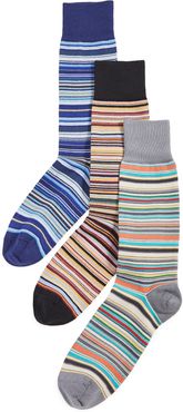 3 Pack Stripe Socks