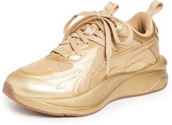 RS Curve Gold Sneakers