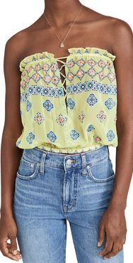 Geo Printed Mika Cover Up Top