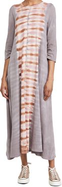 Half Sleeve Drama Maxi Dress