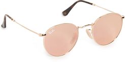 0RB344 Round Metal Sunglases