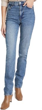 Liza High Straight Long Jeans