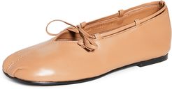 Toe Shirring Flats