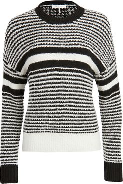 Teddy Striped Crew Sweater