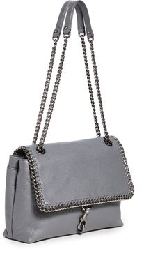 Edie Shoulder Bag with Woven Chain