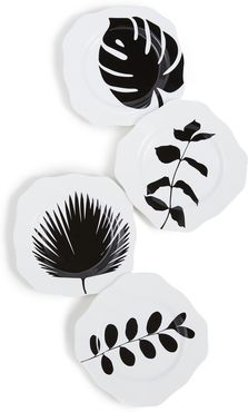 Shopbop @Home Set of 4 Leaves Plates