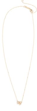 18k Yellow Gold Inlay Collection Cluster Necklace