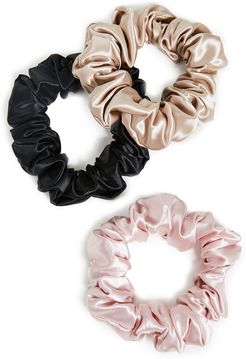 Set of 3 Large Silk Scrunchies