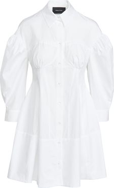 Corset Detailed Shirt Dress