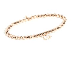 14k Gold Beaded Unicorn Charm Bracelet