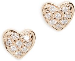 Tiny Heart Studs