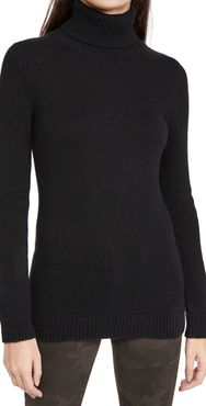 Cashmere Foldover Turtleneck