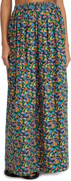 Sabine Floral Pull On Cocoon Skirt