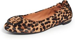 Minnie Ballet Flats with Multi Logo