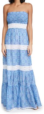 Almafi Ruched Long Dress