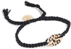 Leopard Print Shell Bracelet