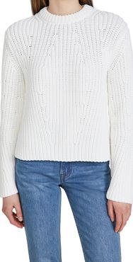 Mirrored Rib Pullover Sweater