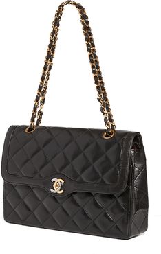 Chanel Black Lamb Paris Limited 11 Bag"