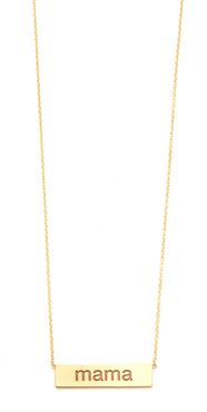 14k Gold Mama Necklace