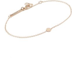 14k Gold Itty Bitty Smiley Face Bracelet