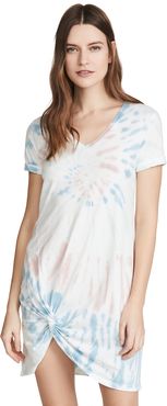 Tie Dye Side Knot Dress