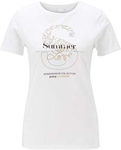 Tenovel T-Shirt, Bianco (White 100), X-Small Donna