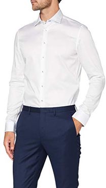 Como Mix (98) Camicia Formale, Bianco (Uni Weiss 1), (Taglia Unica: 39/M) Uomo