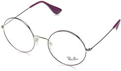 0RX6392 Montature, Rosa (Silver On Top Pink), 50 Unisex-Adulto