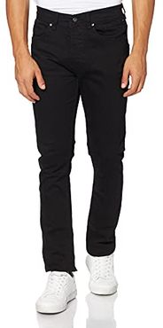 Hammon Peacher Jeans, Nero, 32W/Regolare Uomo