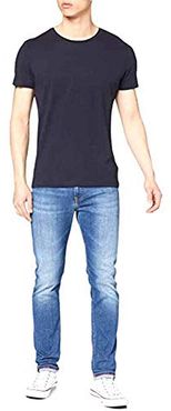 Tommy Hilfiger Uomo, Jeans straight, Simon Skinny Clnm, Blu (Clean Mid Blue Str A), W27 / L32