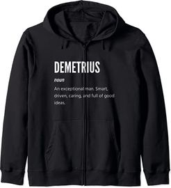 Definizione di Demetrio, sostantivo, un uomo eccezionale Felpa con Cappuccio
