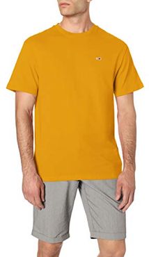 Tommy Jeans Tjm Tommy Classics Tee T-Shirt, Giallo (Yellow Zbc), XS Uomo