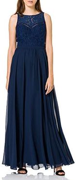 Evening Dress Vestito, Blu (Stormy Blue 7011), 46 (Taglia Produttore: L) Donna