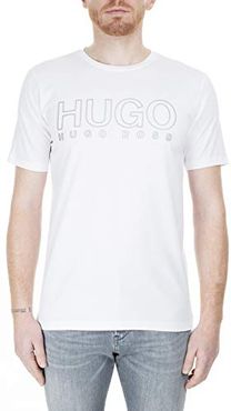 Dolive-u202 T-Shirt, Bianco (White 100), Large Uomo