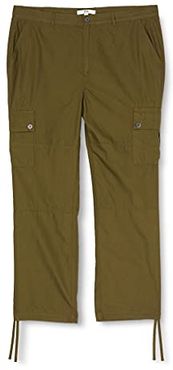 Marchio Amazon - find. Pantaloni Cargo in Cotone Uomo, Verde (Khaki), 36, Label: 36