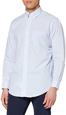 Camicia Regent Manica Lunga, Turchese (Light/Pastel Blue 455), Large (Taglia Produttore:16H 35) Uomo