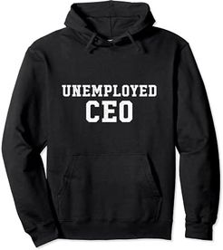 Disoccupati CEO - divertente imprenditore vestito uomo d'affari regalo Felpa con Cappuccio