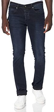 Hammon Peacher Jeans, Blu Grigio, 32W/Regolare Uomo