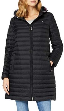 TH Ess LW Down Packable Coat Giacca, Black, XL Donna