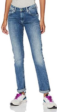 Victoria Jeans Slim Fit, Blu (Denim), 32W / 32L Donna