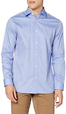Shdtwopen-Fun Shirt LS Noos Camicia Formale, Blu (Light Blue), Medium Uomo