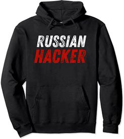 Russian Hacker Felpa con Cappuccio