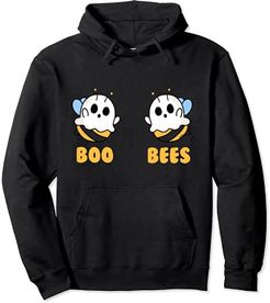 Boo Bees - Costume da fantasma da donna divertente per Halloween Felpa con Cappuccio