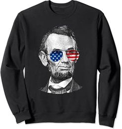 Abe Lincoln 4th of July gift Women / Men: Abraham Lincoln Felpa